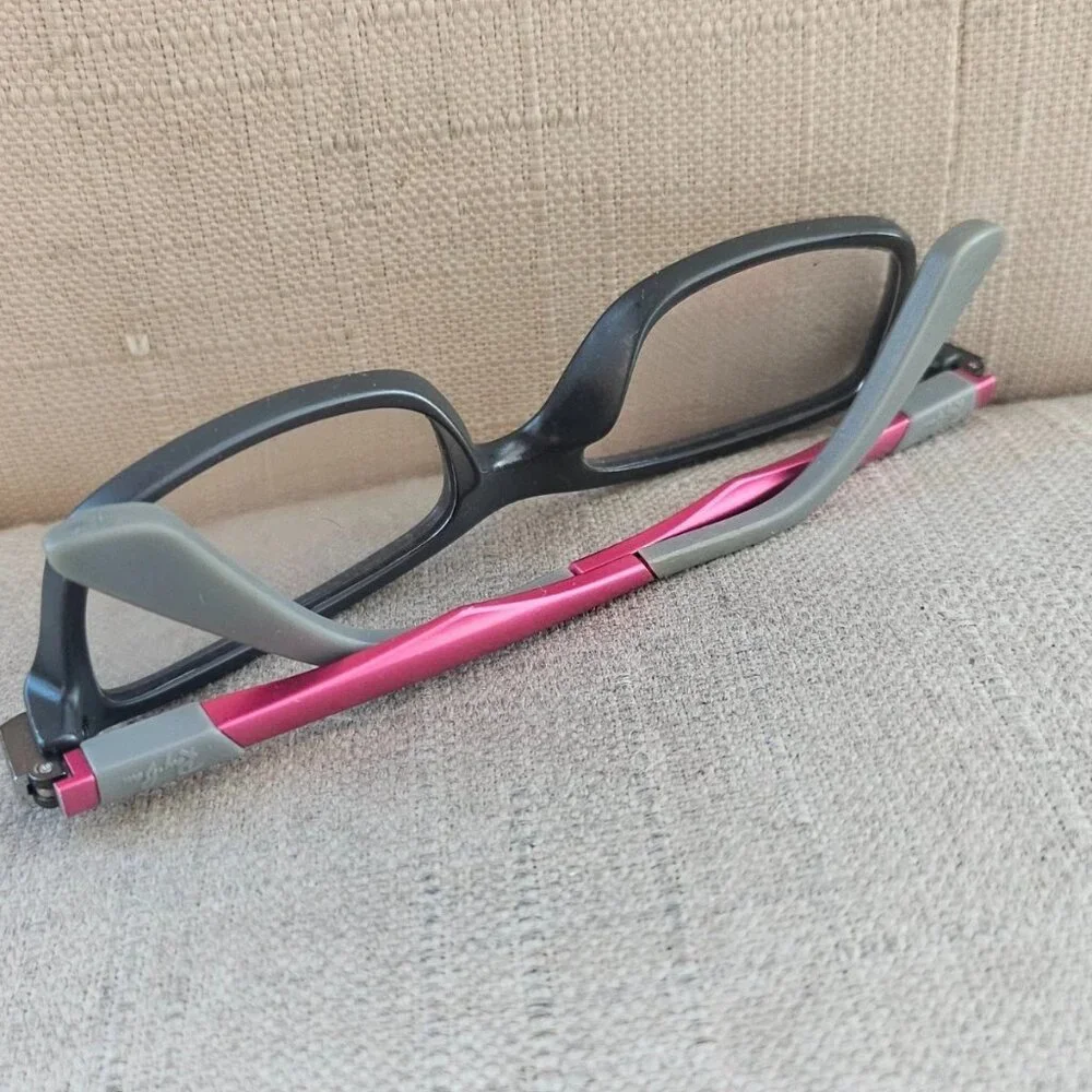 Ray-Ban Young Kid Eyeglasses Frame Black/Gray/Pink Tone Eyewear RB1546 Glasses